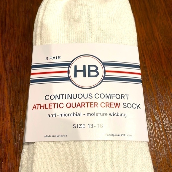 Harbor Bay CL NWT Mens Socks shoe size 13-16. Three pack - Picture 2 of 4